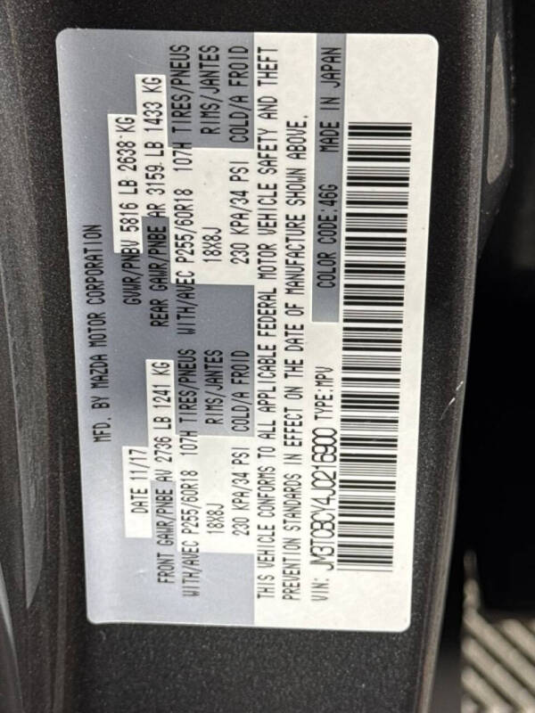 2018 Mazda CX-9 Touring