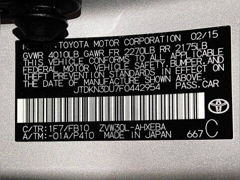 2015 Toyota Prius Four