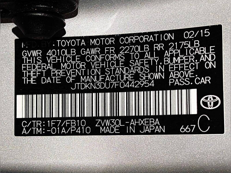 2015 Toyota Prius Four