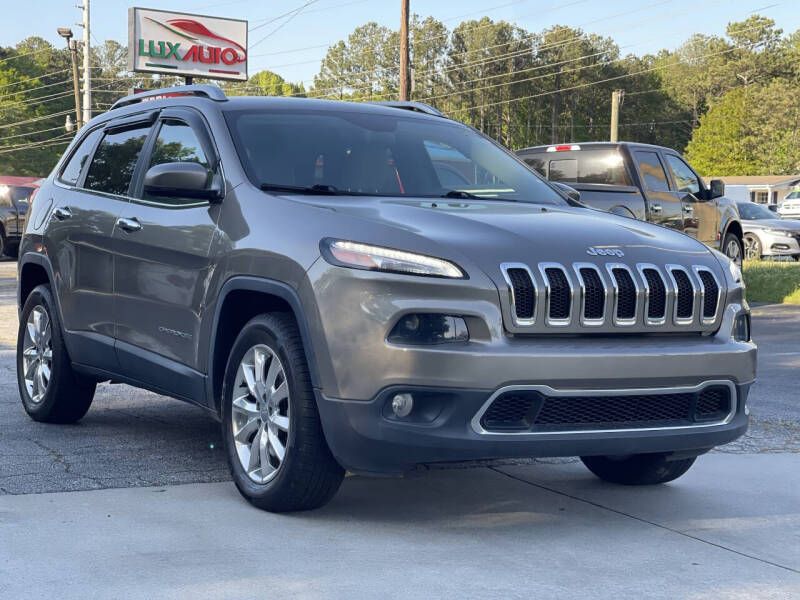 Used 2016 Jeep Cherokee Limited with VIN 1C4PJMDS8GW278179 for sale in Lawrenceville, GA