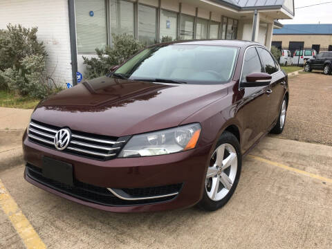 2013 Volkswagen Passat for sale at TETCO AUTO SALES  / TETCO FUNDING in Dallas TX