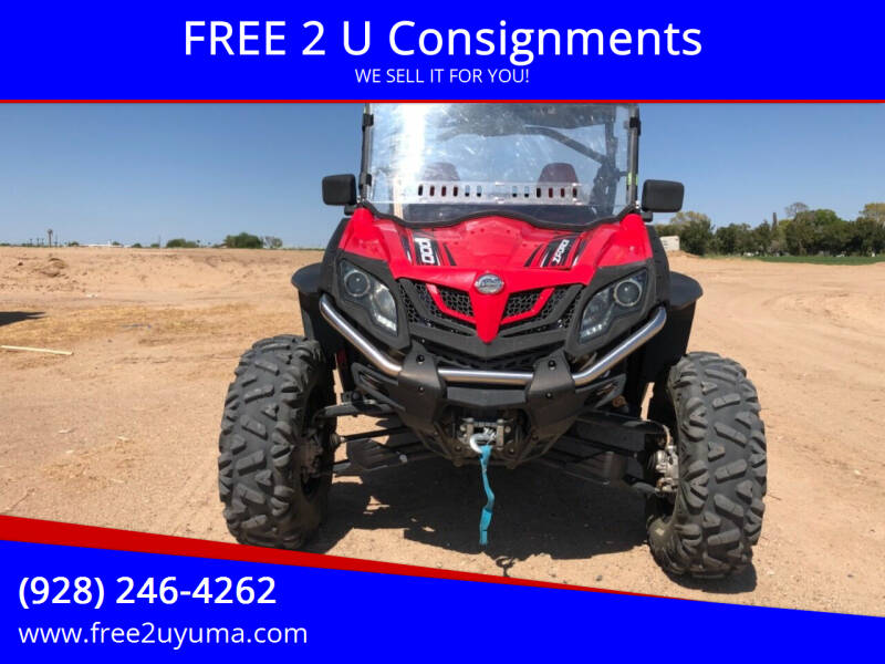 2019 CF Moto Z Force for sale at FREE 2 U Consignments in Yuma AZ