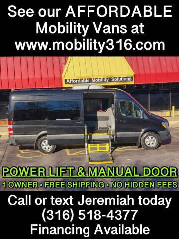 2018 Mercedes-Benz Sprinter for sale at Affordable Mobility Solutions, LLC - Mobility/Wheelchair Accessible Inventory-Wichita in Wichita KS