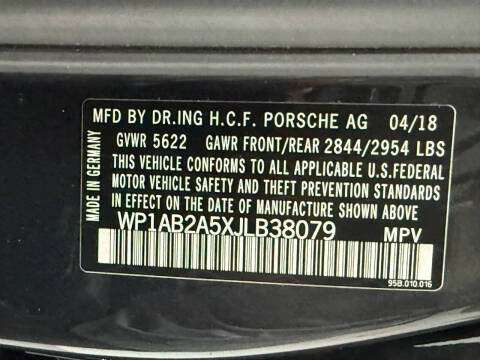 2018 Porsche Macan S