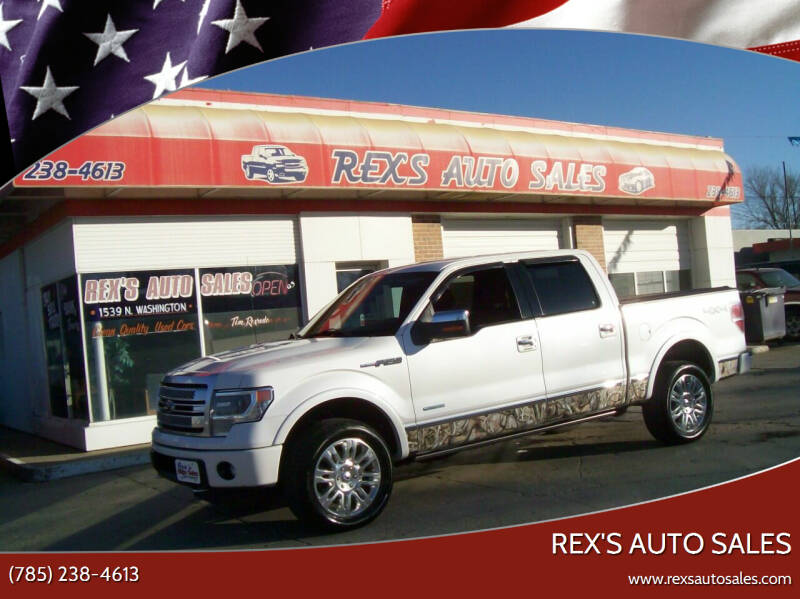 2013 Ford F-150 for sale at Rex's Auto Sales in Junction City KS