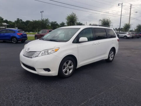 2017 Toyota Sienna for sale at Blue Book Cars in Sanford FL