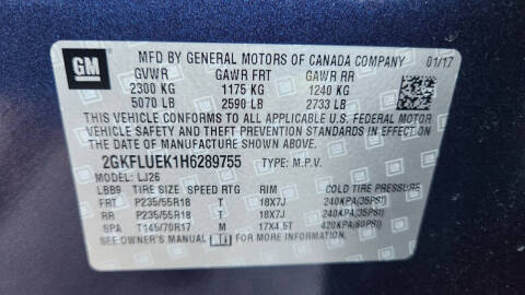 2017 GMC Terrain SLT