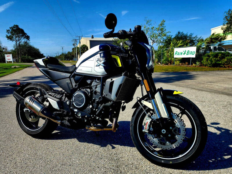 2022 CFMoto 700CL-X Sport Nebula White for sale at Von Baron Motorcycles, LLC. - Motorcycles in Fort Myers FL