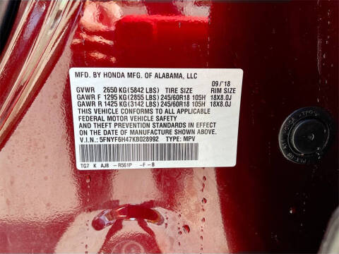 2019 Honda Pilot EX-L w/Navi w/RES