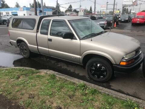 2002 Chevrolet S-10 for sale at Chuck Wise Motors in Portland OR