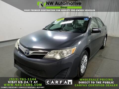 2012 Toyota Camry Hybrid for sale at NW Automotive Group in Cincinnati OH