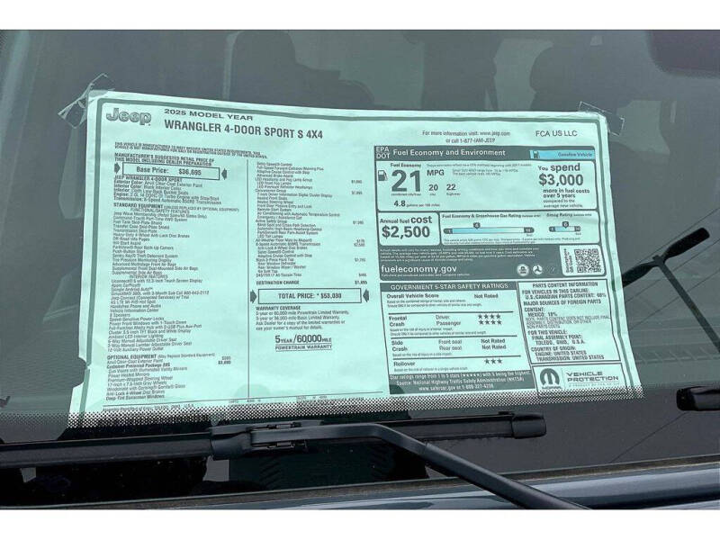 2025 Jeep Wrangler Sport S