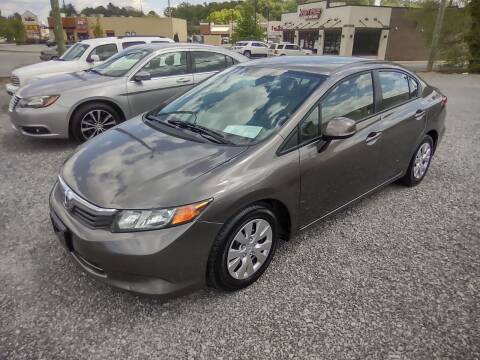 2012 Honda Civic for sale at Wholesale Auto Inc in Athens TN