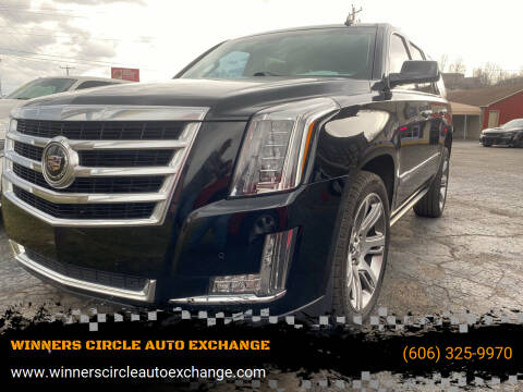 2015 Cadillac Escalade for sale at WINNERS CIRCLE AUTO EXCHANGE in Ashland KY