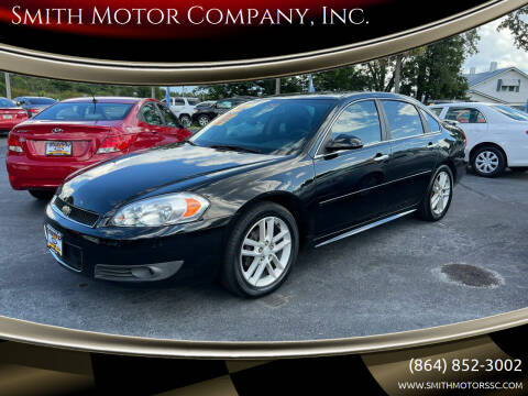 2012 Chevrolet Impala for sale at Smith Motor Company, Inc. in Mc Cormick SC