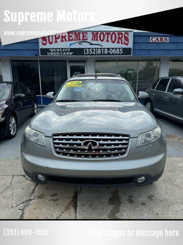 2005 Infiniti FX35 for sale at Supreme Motors in Leesburg FL