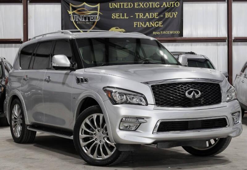 2017 Infiniti QX80 for sale at United Exotic Auto in Houston TX