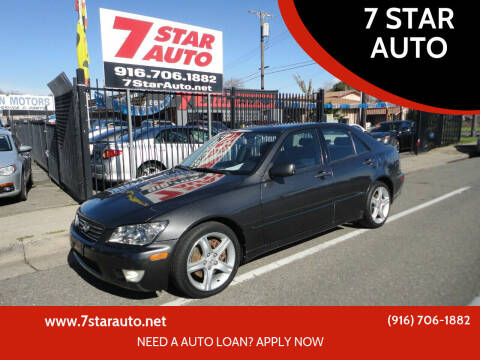 2003 Lexus IS 300 for sale at 7 STAR AUTO in Sacramento CA