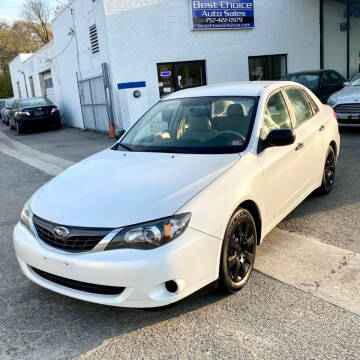 2008 Subaru Impreza for sale at Best Choice Auto Sales in Virginia Beach VA
