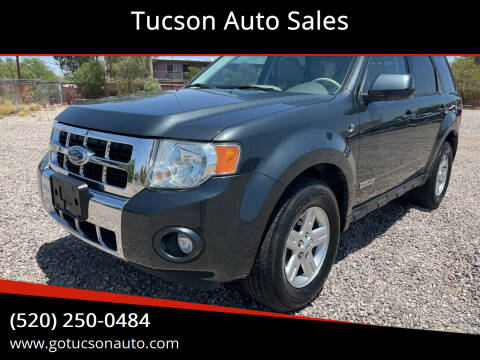 2008 Ford Escape Hybrid for sale at Tucson Auto Sales in Tucson AZ