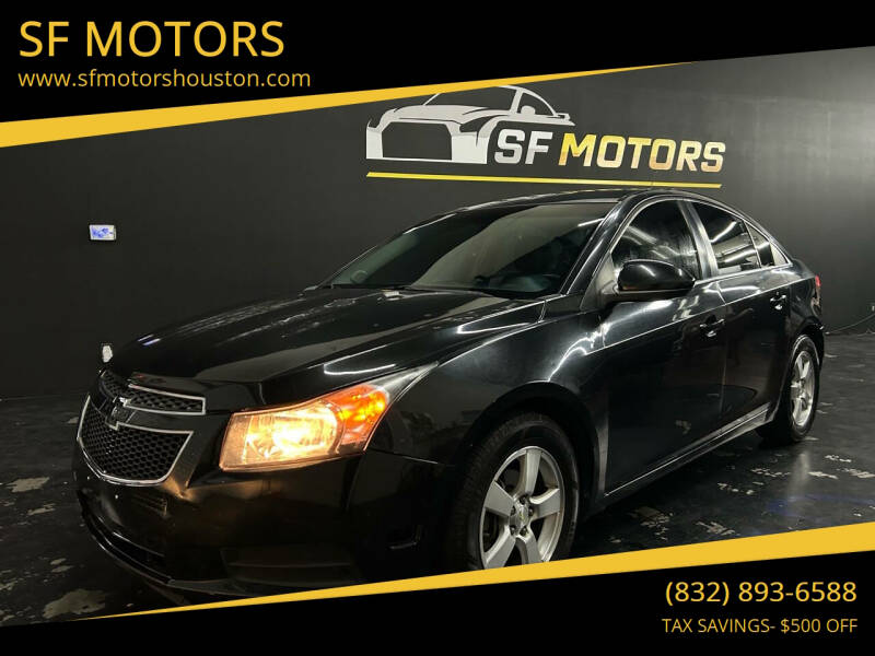 2013 Chevrolet Cruze for sale at SF MOTORS in Houston TX