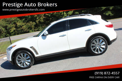 2013 Infiniti FX37 for sale at Prestige Auto Brokers in Raleigh NC