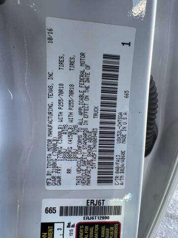 2017 Toyota Tundra SR