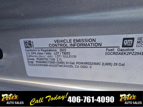 2023 Chevrolet Silverado 1500 Work Truck