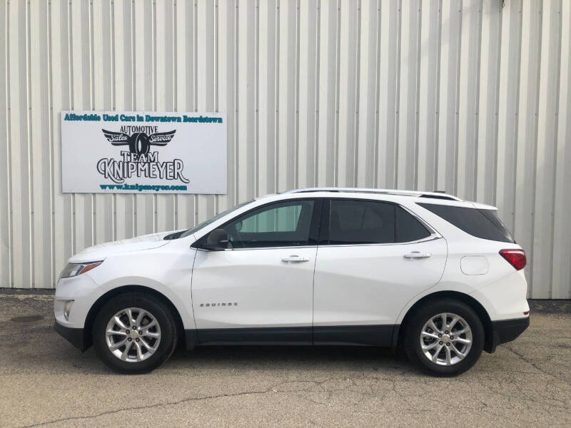 Used 2019 Chevrolet Equinox LT with VIN 3GNAXKEV3KS547105 for sale in Beardstown, IL