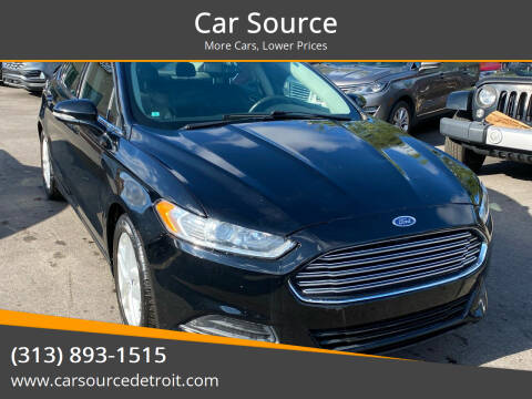 2016 Ford Fusion for sale at Car Source in Detroit MI