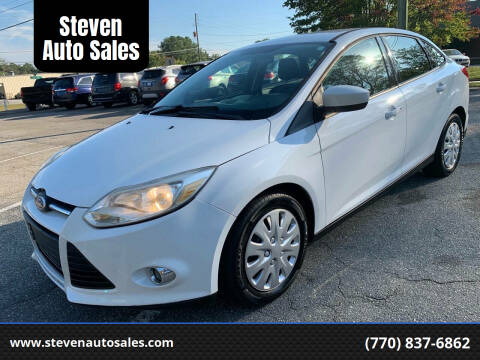 2012 Ford Focus for sale at Steven Auto Sales in Marietta GA