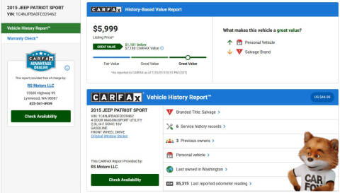 2015 Jeep Patriot Sport