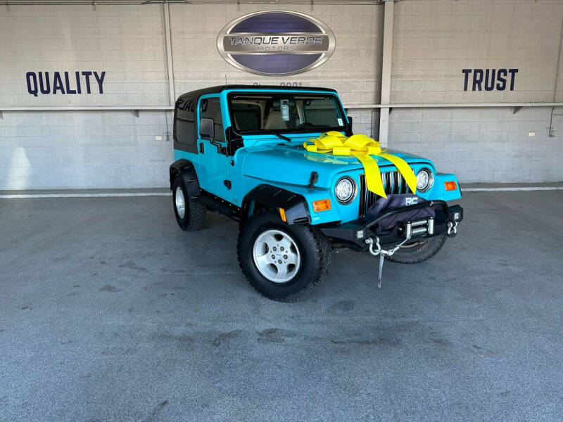 2000 Jeep Wrangler for sale at TANQUE VERDE MOTORS in Tucson AZ