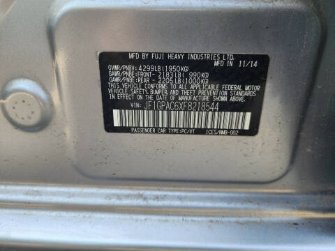 2015 Subaru Impreza 2.0i Premium