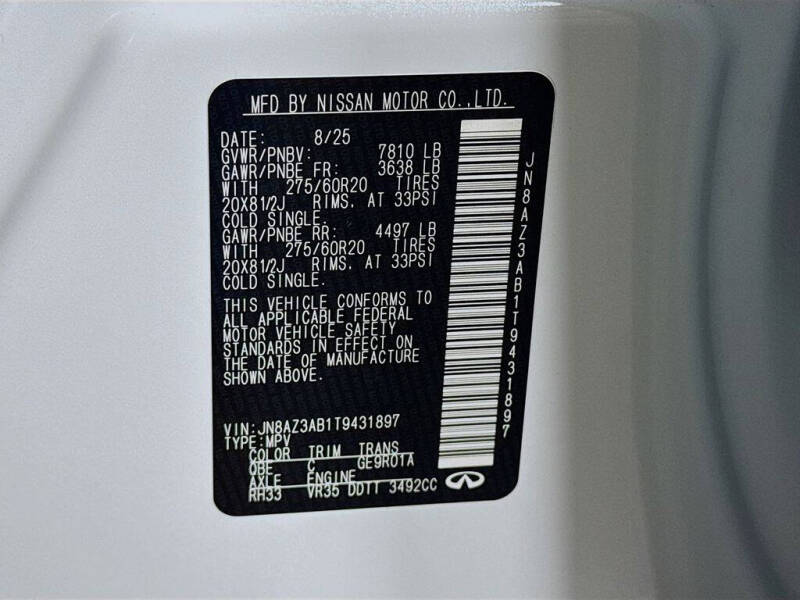 2026 Infiniti QX80 Pure