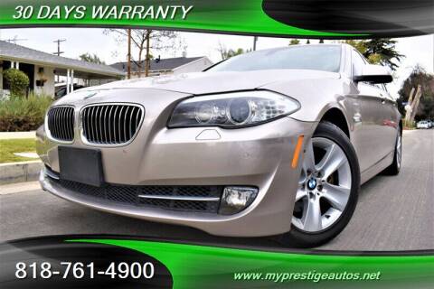 2013 BMW 5 Series for sale at Prestige Auto Sports Inc in North Hollywood CA