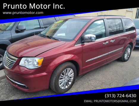 2015 Chrysler Town and Country for sale at Prunto Motor Inc. in Dearborn MI