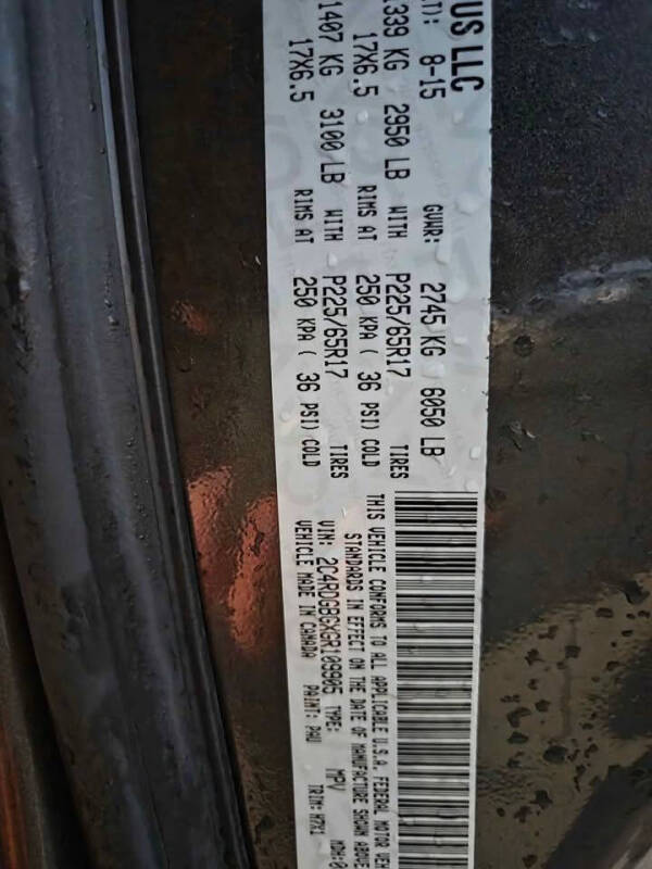 2016 Dodge Grand Caravan American Value Package