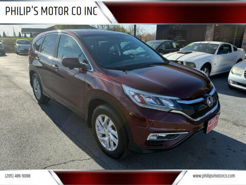 2015 Honda CR-V for sale at PHILIP'S MOTOR CO INC in Haleyville AL