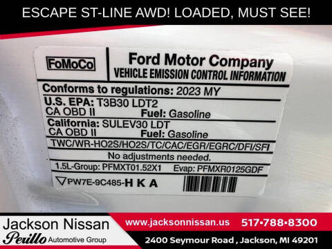 2023 Ford Escape ST-Line