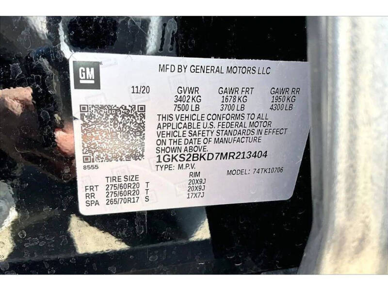 2021 GMC Yukon SLT