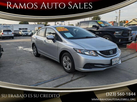 2014 Honda Civic for sale at Ramos Auto Sales in Bell CA