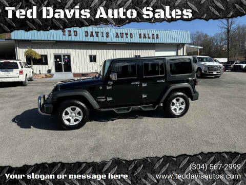 2013 Jeep Wrangler Unlimited for sale at Ted Davis Auto Sales in Riverton WV