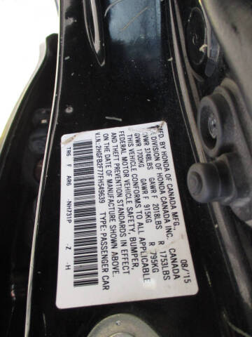 2015 Honda Civic SE