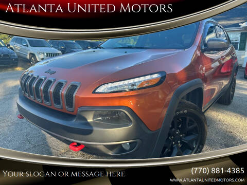 2015 Jeep Cherokee for sale at Atlanta United Motors in Jefferson GA
