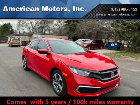 2020 Honda Civic for sale at American Motors, Inc. in Farmington MN