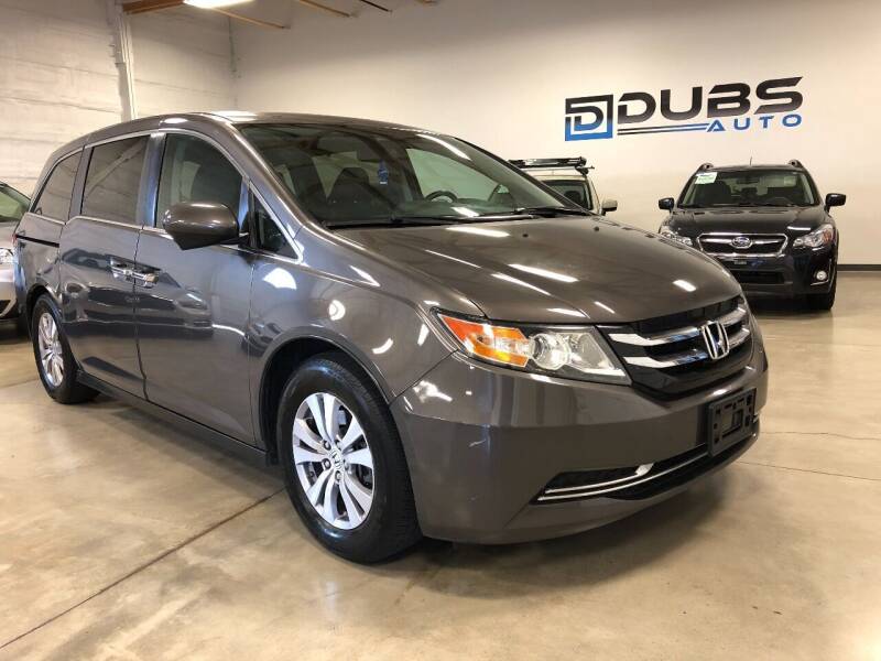2014 Honda Odyssey for sale at DUBS AUTO LLC in Clearfield UT