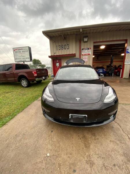 2018 Tesla Model 3 for sale at Total Auto Services in Houston TX