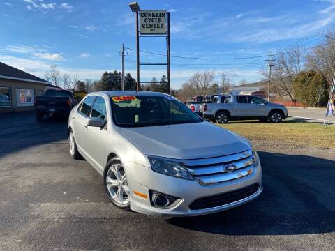 2012 Ford Fusion for sale at Conklin Cycle Center in Binghamton NY