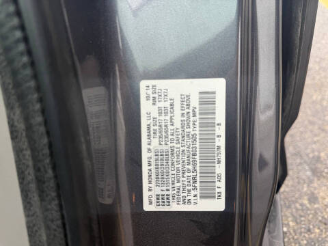 2015 Honda Odyssey EX-L w/DVD